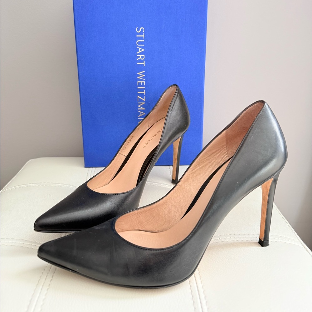 Stuart Weitzman Classic Black Heels